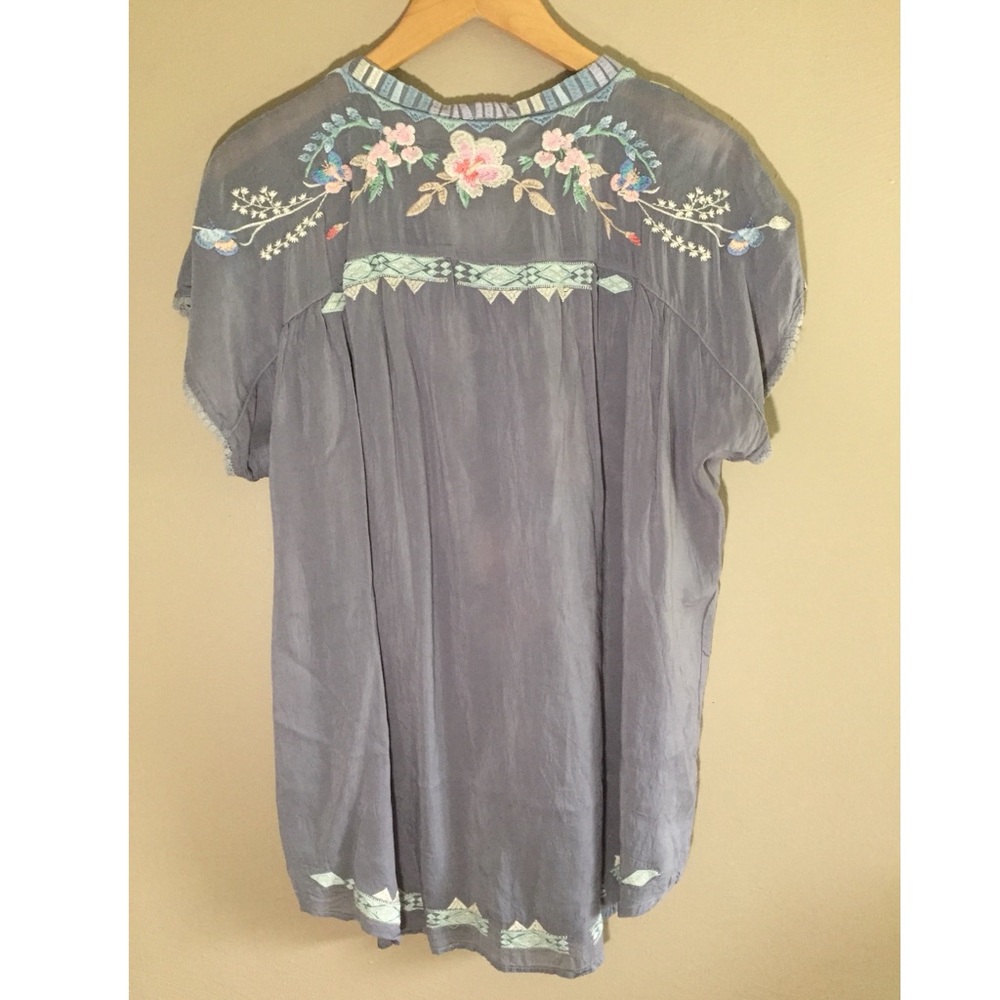 Johnny Was Dreaming Floral Embroidered Blouse - Picture 6 of 7